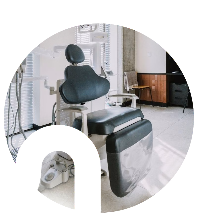 Treatment room at Flow Dental Studio