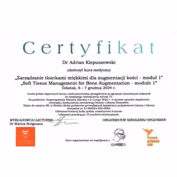 Soft Tissue Management for Bone Augmentation - Module 1